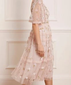 Needle & Thread Holding LTD Womenswear Shimmer Primrose Midaxi Dress