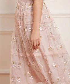 Needle & Thread Holding LTD Womenswear Shimmer Primrose Midaxi Dress