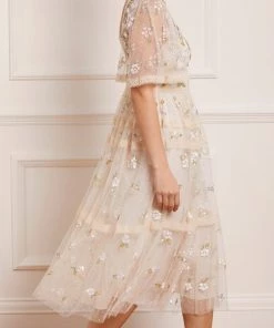 Needle & Thread Holding LTD Womenswear Shimmer Primrose Midaxi Dress