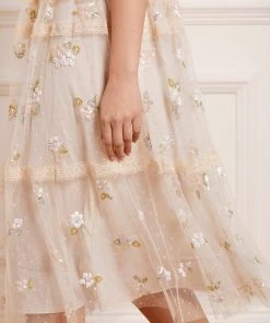 Needle & Thread Holding LTD Womenswear Shimmer Primrose Midaxi Dress