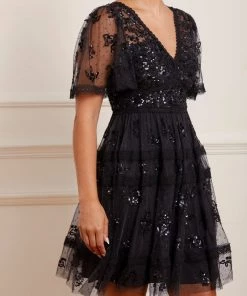 Needle & Thread Holding LTD Shimmer Primrose Mini Dress Womenswear