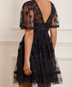 Needle & Thread Holding LTD Shimmer Primrose Mini Dress Womenswear