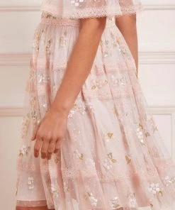 Needle & Thread Holding LTD Shimmer Primrose Mini Dress Womenswear