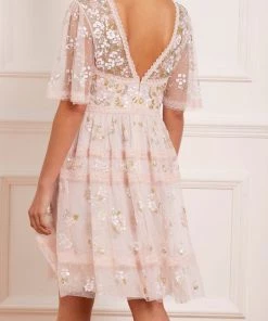 Needle & Thread Holding LTD Shimmer Primrose Mini Dress Womenswear