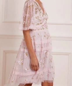 Needle & Thread Holding LTD Shimmer Primrose Mini Dress Womenswear