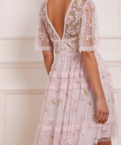 Needle & Thread Holding LTD Shimmer Primrose Mini Dress Womenswear