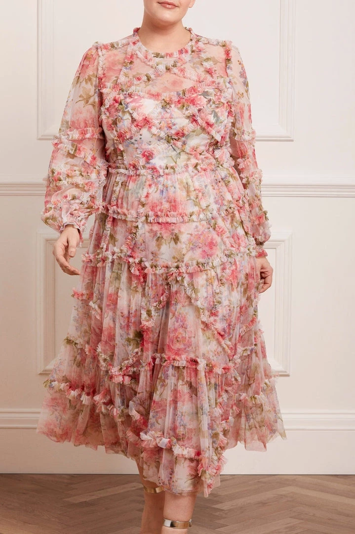 Needle & Thread Holding LTD Womenswear Summer Song Diamond Ruffle Ballerina Dress 3 Needle & Thread Holding LTD Womenswear Summer Song Diamond Ruffle Ballerina Dress