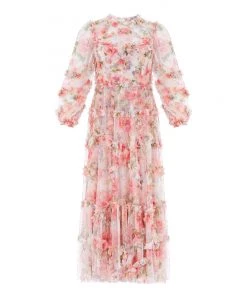 Needle & Thread Holding LTD Womenswear Summer Song Diamond Ruffle Ballerina Dress