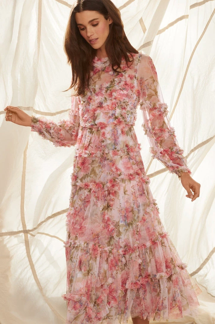 Needle & Thread Holding LTD Womenswear Summer Song Diamond Ruffle Ballerina Dress 11 Needle & Thread Holding LTD Womenswear Summer Song Diamond Ruffle Ballerina Dress