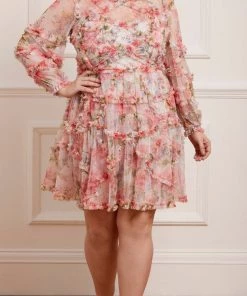 Needle & Thread Holding LTD Womenswear Summer Song Diamond Ruffle Mini Dress