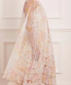 Needle & Thread Holding LTD Womenswear Sunrise Bloom Midaxi Cape