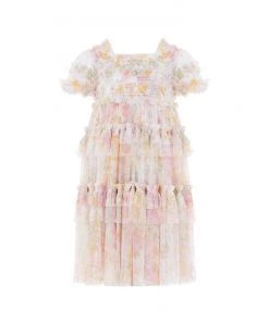 Needle & Thread Holding LTD Sunrise Bloom Smocked Kids Dress