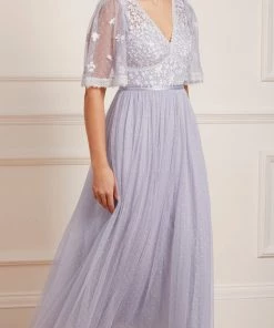 Needle & Thread Holding LTD Sweetheart Lace Bodice Ankle Gown Womenswear