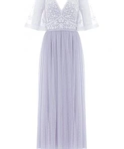 Needle & Thread Holding LTD Sweetheart Lace Bodice Ankle Gown Womenswear