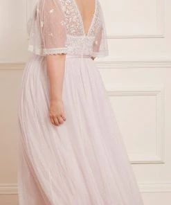 Needle & Thread Holding LTD Sweetheart Lace Bodice Ankle Gown Womenswear