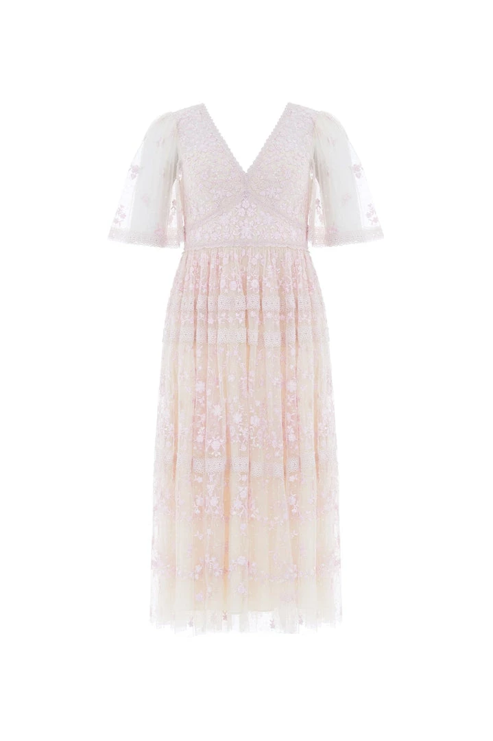 Needle & Thread Holding LTD Sweetheart Lace Midaxi Dress Womenswear 4 Needle & Thread Holding LTD Sweetheart Lace Midaxi Dress Womenswear