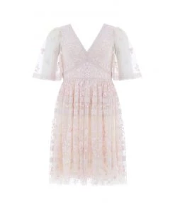 Needle & Thread Holding LTD Womenswear Sweetheart Lace Mini Dress