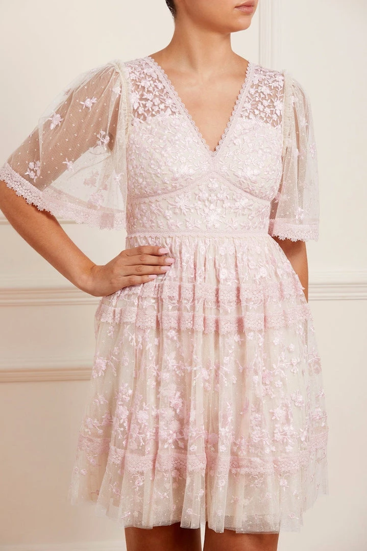 Needle & Thread Holding LTD Womenswear Sweetheart Lace Mini Dress 5 Needle & Thread Holding LTD Womenswear Sweetheart Lace Mini Dress