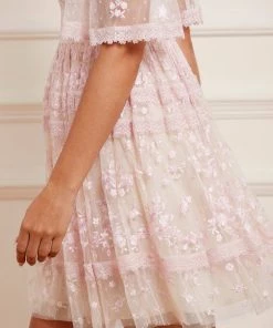 Needle & Thread Holding LTD Womenswear Sweetheart Lace Mini Dress 14 Needle & Thread Holding LTD Womenswear Sweetheart Lace Mini Dress