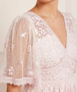 Needle & Thread Holding LTD Womenswear Sweetheart Lace Mini Dress 16 Needle & Thread Holding LTD Womenswear Sweetheart Lace Mini Dress