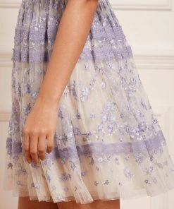 Needle & Thread Holding LTD Womenswear Sweetheart Lace Mini Dress