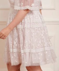 Needle & Thread Holding LTD Sweetheart Lace Mini Dress Womenswear 13 Needle & Thread Holding LTD Sweetheart Lace Mini Dress Womenswear