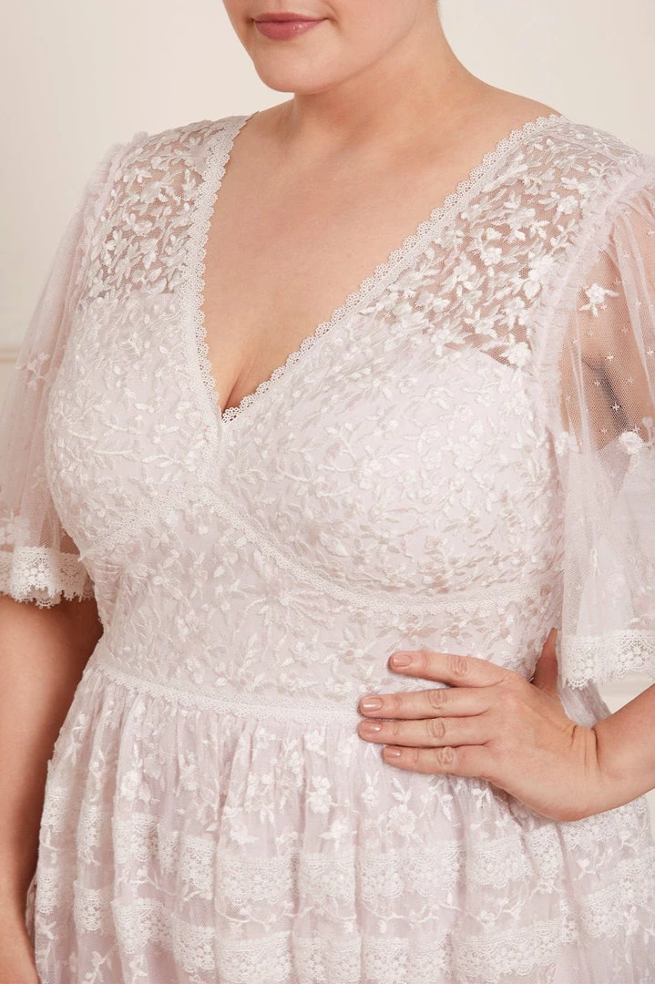 Needle & Thread Holding LTD Sweetheart Lace Mini Dress Womenswear 8 Needle & Thread Holding LTD Sweetheart Lace Mini Dress Womenswear