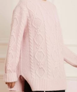 Needle & Thread Holding LTD Sylvie Cable Longline Jumper 11 Needle & Thread Holding LTD Sylvie Cable Longline Jumper