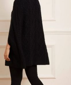 Needle & Thread Holding LTD Sylvie Cable Jewelled Knee Length Cape 13 Needle & Thread Holding LTD Sylvie Cable Jewelled Knee Length Cape