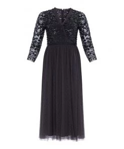 Needle & Thread Holding LTD Womenswear Tempest Bodice V-Neck Midaxi Dress