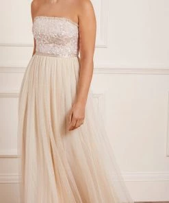 Needle & Thread Holding LTD Womenswear Tempest Strapless Corset Bodice Gown