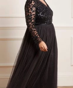 Needle & Thread Holding LTD Tempest V-Neck Bodice Ankle Gown 11 Needle & Thread Holding LTD Tempest V-Neck Bodice Ankle Gown