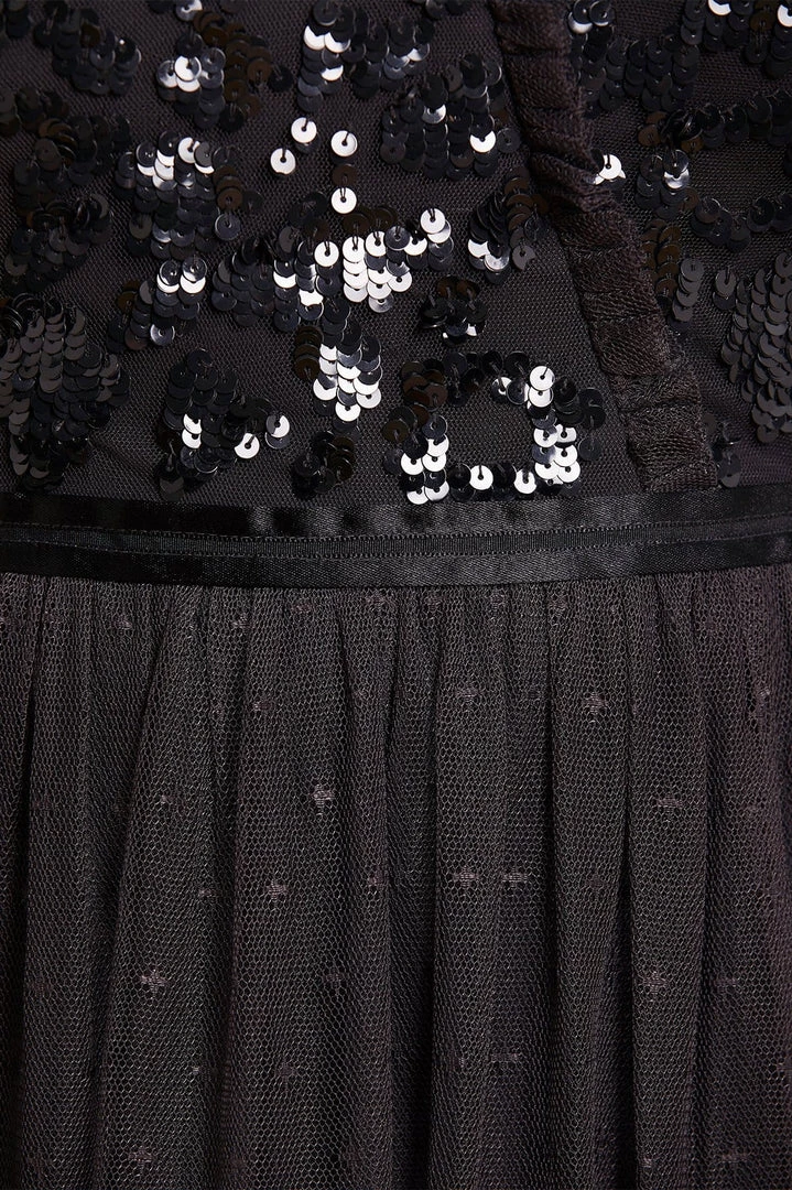 Needle & Thread Holding LTD Tempest V-Neck Bodice Ankle Gown 7 Needle & Thread Holding LTD Tempest V-Neck Bodice Ankle Gown