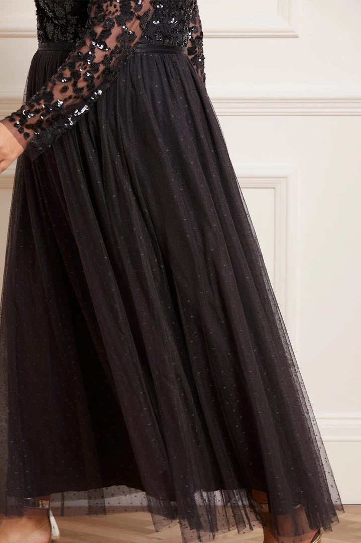 Needle & Thread Holding LTD Tempest V-Neck Bodice Ankle Gown 8 Needle & Thread Holding LTD Tempest V-Neck Bodice Ankle Gown