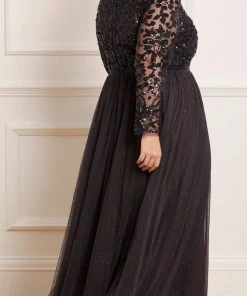 Needle & Thread Holding LTD Tempest V-Neck Bodice Ankle Gown 15 Needle & Thread Holding LTD Tempest V-Neck Bodice Ankle Gown