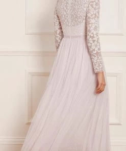 Needle & Thread Holding LTD Tempest V-Neck Bodice Ankle Gown