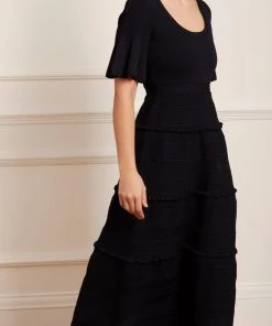 Needle & Thread Holding LTD Womenswear Textured Knit Ballerina Dress