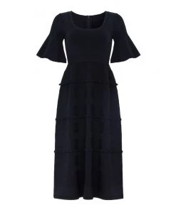 Needle & Thread Holding LTD Womenswear Textured Knit Ballerina Dress