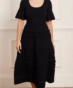 Needle & Thread Holding LTD Womenswear Textured Knit Ballerina Dress