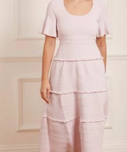 Needle & Thread Holding LTD Womenswear Textured Knit Ballerina Dress