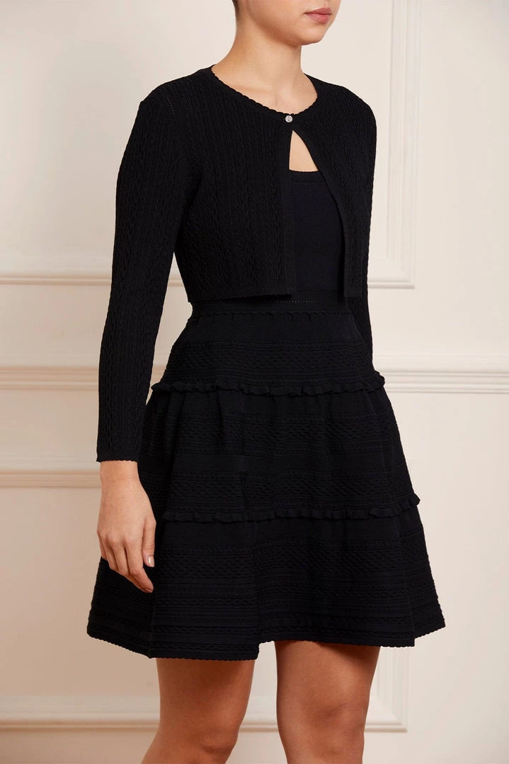 Needle & Thread Holding LTD Textured Knit Crop Cardigan Womenswear 5 Needle & Thread Holding LTD Textured Knit Crop Cardigan Womenswear