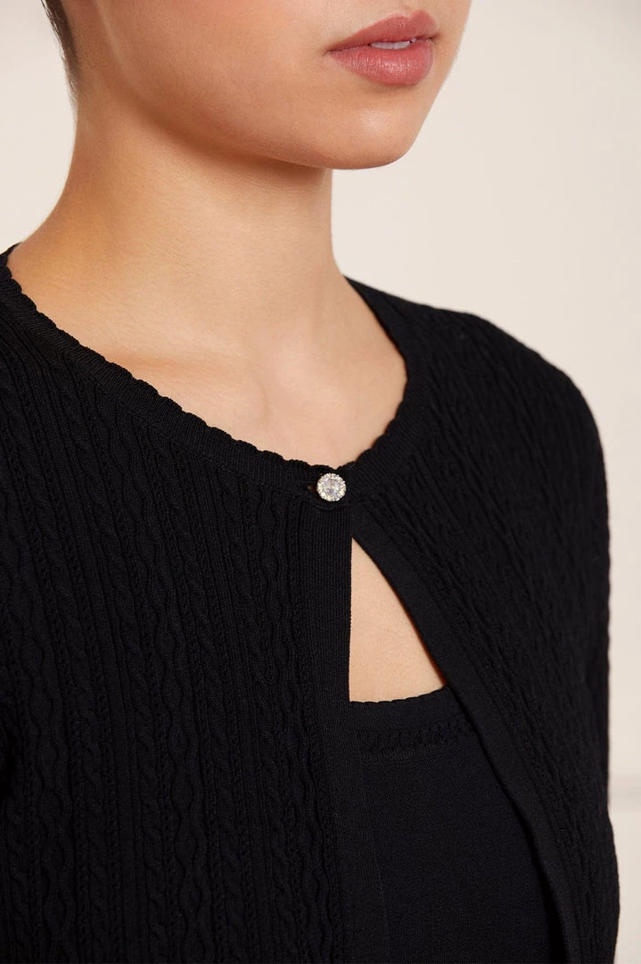 Needle & Thread Holding LTD Textured Knit Crop Cardigan Womenswear 6 Needle & Thread Holding LTD Textured Knit Crop Cardigan Womenswear