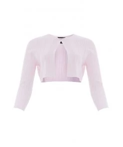 Needle & Thread Holding LTD Textured Knit Crop Cardigan Womenswear
