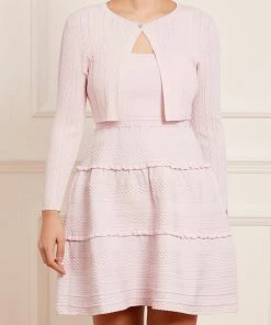 Needle & Thread Holding LTD Textured Knit Crop Cardigan Womenswear 10 Needle & Thread Holding LTD Textured Knit Crop Cardigan Womenswear