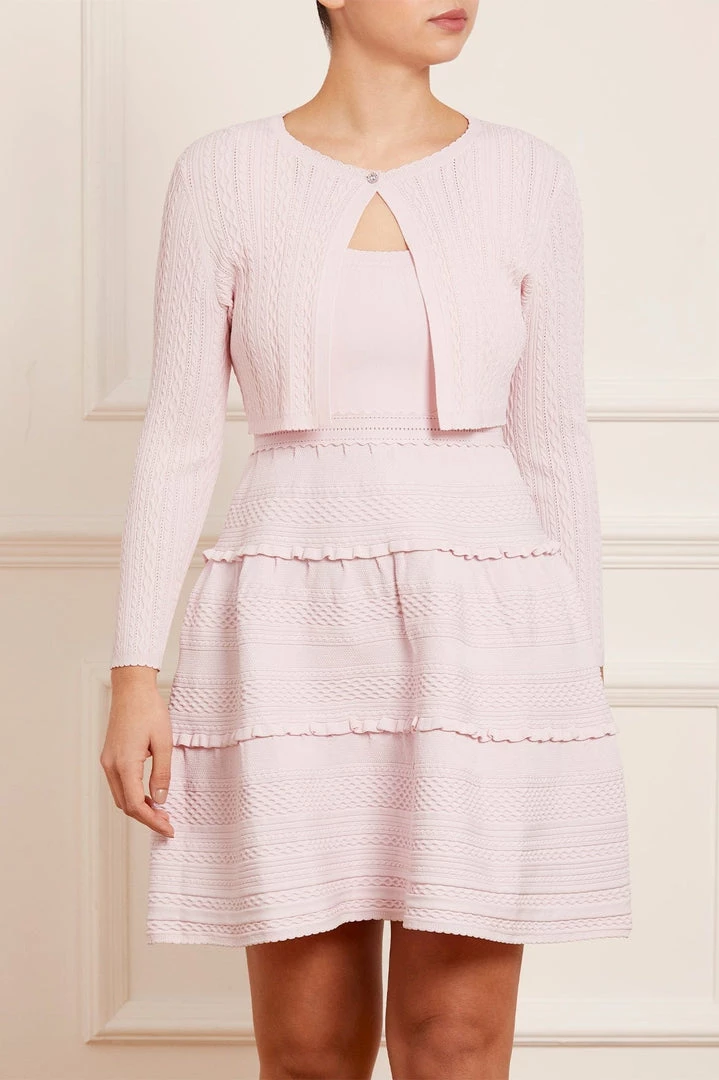 Needle & Thread Holding LTD Textured Knit Crop Cardigan Womenswear 5 Needle & Thread Holding LTD Textured Knit Crop Cardigan Womenswear