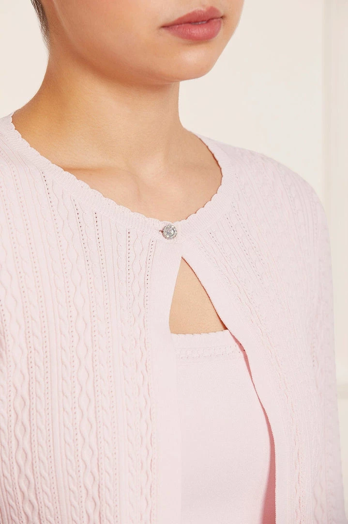 Needle & Thread Holding LTD Textured Knit Crop Cardigan Womenswear 6 Needle & Thread Holding LTD Textured Knit Crop Cardigan Womenswear