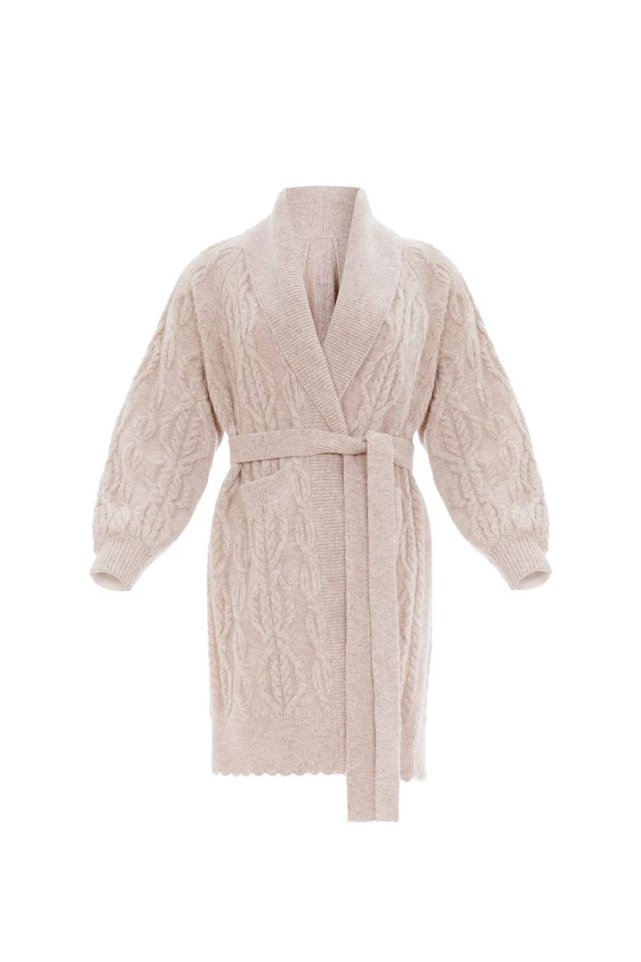 Needle & Thread Holding LTD Twisted Cable Knee Length Cardigan Womenswear 4 Needle & Thread Holding LTD Twisted Cable Knee Length Cardigan Womenswear