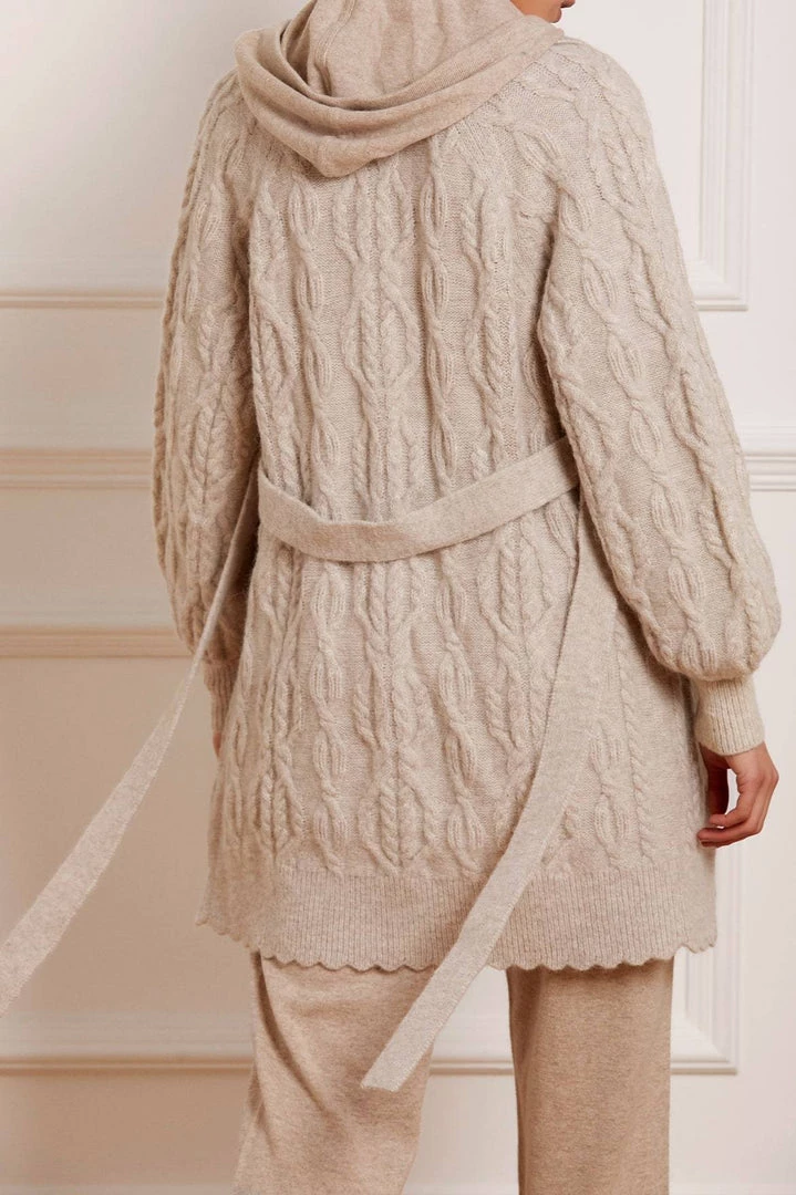 Needle & Thread Holding LTD Twisted Cable Knee Length Cardigan Womenswear 8 Needle & Thread Holding LTD Twisted Cable Knee Length Cardigan Womenswear