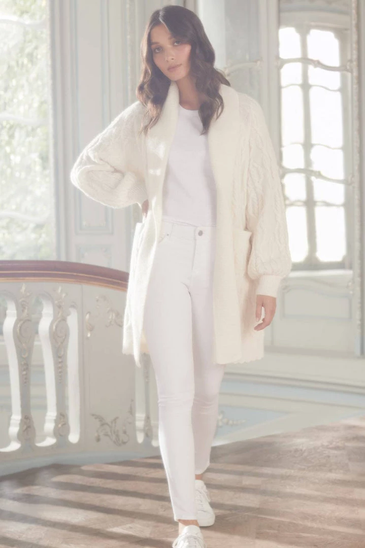 Needle & Thread Holding LTD Twisted Cable Knee Length Cardigan 3 Needle & Thread Holding LTD Twisted Cable Knee Length Cardigan