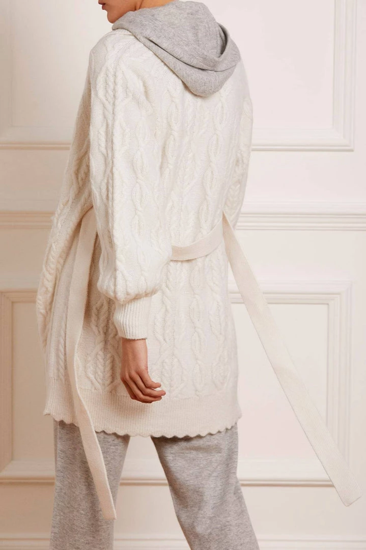 Needle & Thread Holding LTD Twisted Cable Knee Length Cardigan 8 Needle & Thread Holding LTD Twisted Cable Knee Length Cardigan